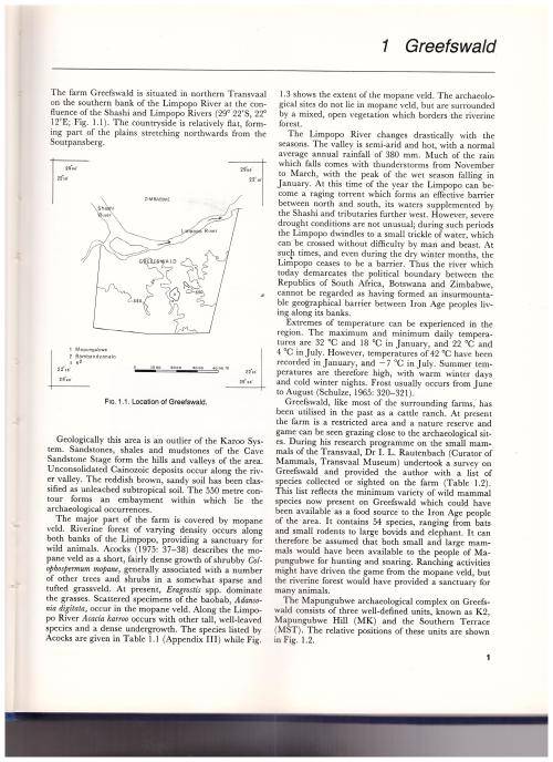 MAPUNGUBWE, AN ARCHAEOZOOLOGICAL INTERPRETATION OF AN IRON AGE COMMUNITY