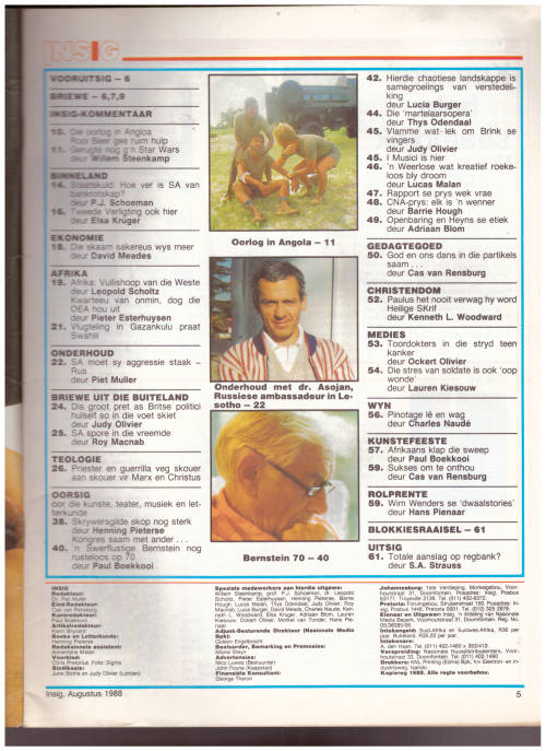 INSIG AUGUSTUS 1988