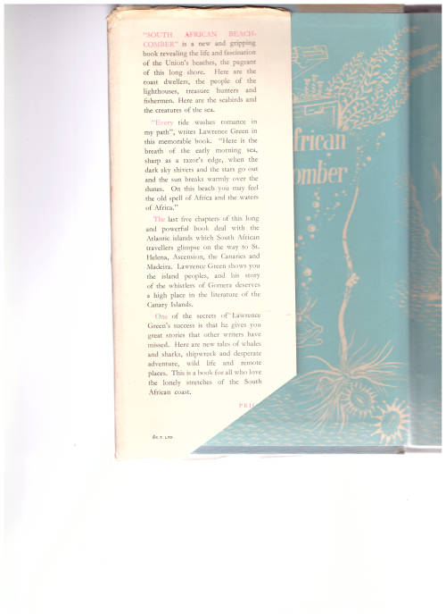 LAWRENCE GREEN, SOUTH AFRICAN BEACHCOMBER, 1 ST ED. 1958