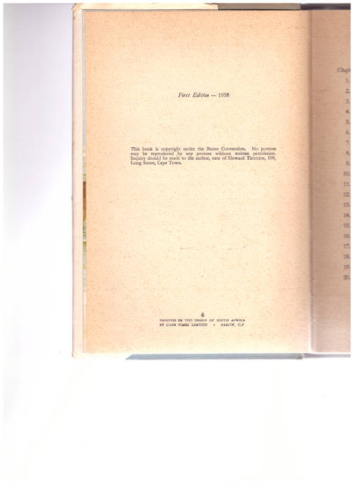 LAWRENCE GREEN, SOUTH AFRICAN BEACHCOMBER, 1 ST ED. 1958