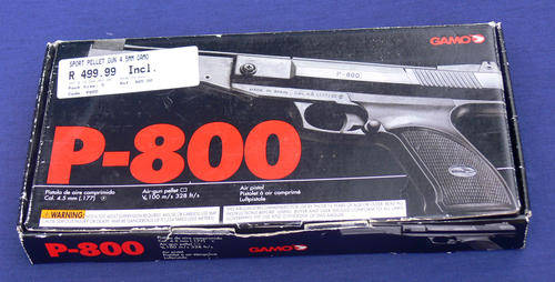 Gamo P800 pistol & pellets.