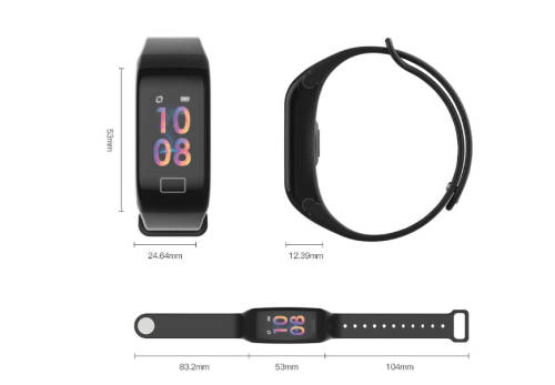 Wearfit Fitness Smart Bracelet with Heart Rate
