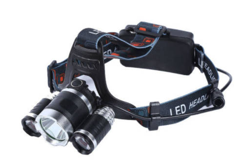 3 x bulbs and 3functions Led Headlamps Headlight Waterproof High Quality led lamp beads