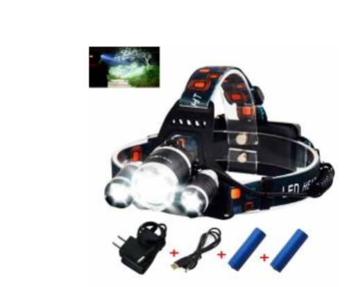 3 x bulbs and 3functions Led Headlamps Headlight Waterproof High Quality led lamp beads