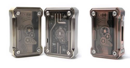 Punk 220W Teslacigs Vape Kit -  Antique Copper / Antique Brass / Black