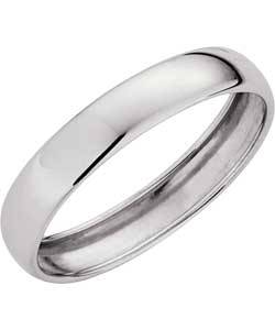 ** 9ct White Gold 3mm half round wedding band **