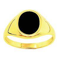 Gents 9ct Onyx ring