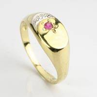 Gents 9ct ring