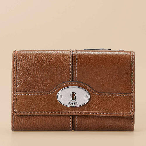 Ladies Fossil  wallet 'MADDOX MULTI CHESTNUT'