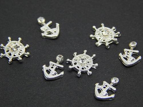 3D Nail Art Charms - Nautical Design