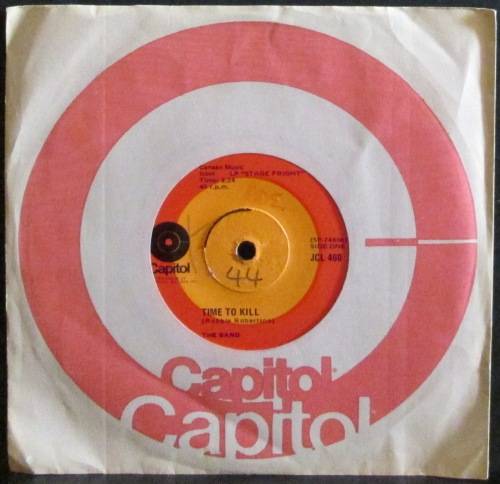 THE BAND - TIME TO KILL / SLEEPING (7 INCH SINGLE/VINYL)