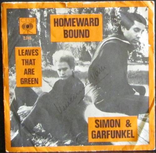 SIMON & GARFUNKEL - HOMEWARD BOUND / LEAVES THAT ARE  (7 SINGLE/VINYL)