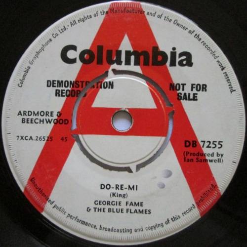 GEORGIE FAME & THE BLUE FLAMES - DO-RE-MI / GREEN ONIONS (7 SINGLE/VINYL)