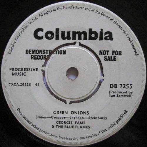 GEORGIE FAME & THE BLUE FLAMES - DO-RE-MI / GREEN ONIONS (7 SINGLE/VINYL)