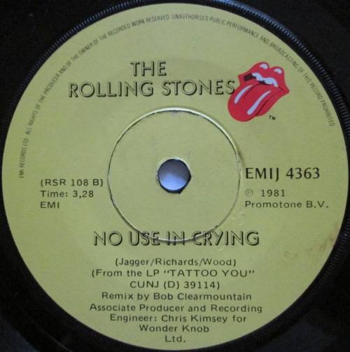 THE ROLLING STONES - START ME UP / NO USE IN CRYING  (7 SINGLE/VINYL)