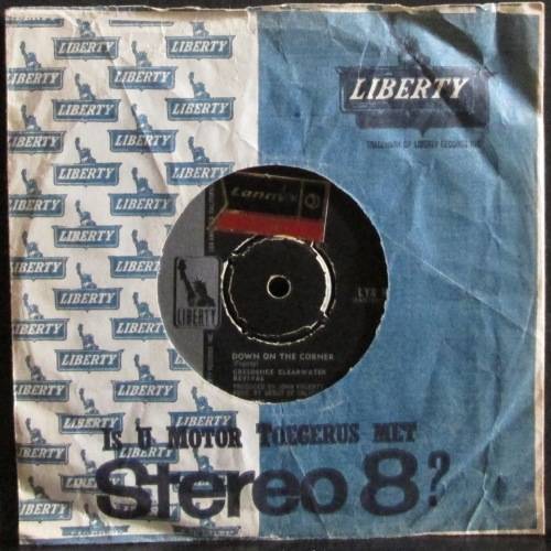 CREEDENCE CLEARWATER REVIVAL - DOWN ON THE CORNER / FORTUNATE SON (7 SINGLE/VINYL)