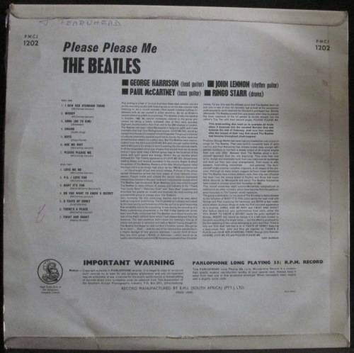 THE BEATLES - PLEASE PLEASE ME (LP/VINYL)