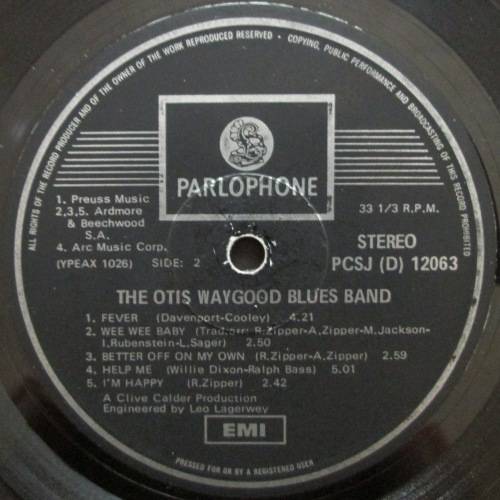 OTIS WAYGOOD BLUES BAND - OTIS WAYGOOD BLUES BAND (LP/VINYL)