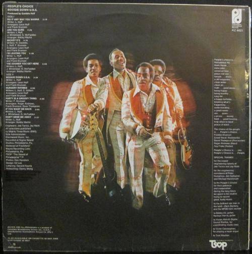 PEOPLES CHOICES - BOOGIE DOWN U.S.A. (LP/VINYL)