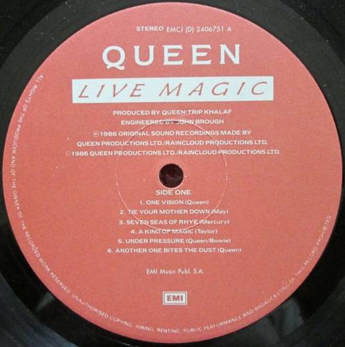 QUEEN - LIVE MAGIC (LP/VINYL)