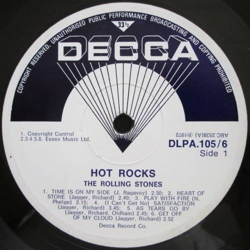THE ROLLING STONES - HOT ROCKS (2xLP/VINYL)