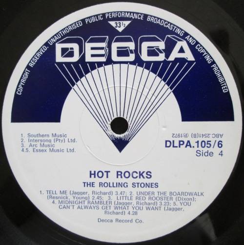 THE ROLLING STONES - HOT ROCKS (2xLP/VINYL)