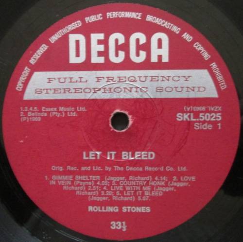 ROLLING STONES - LET IT BLEED (LP/VINYL)