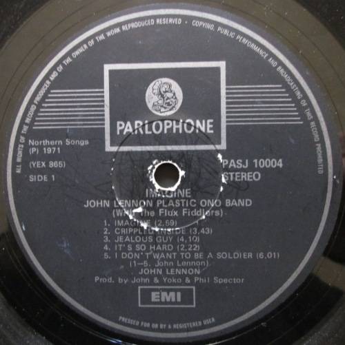 JOHN LENNON - IMAGINE (LP/VINYL)