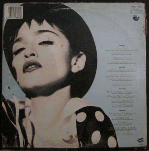 MADONNA - THE IMMACULATE COLLECTION (2xLP/VINYL)