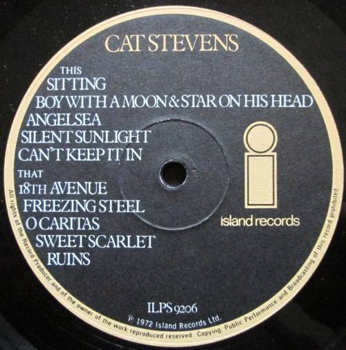 CAT STEVENS - CATCH BULL AT FOUR (LP/VINYL)