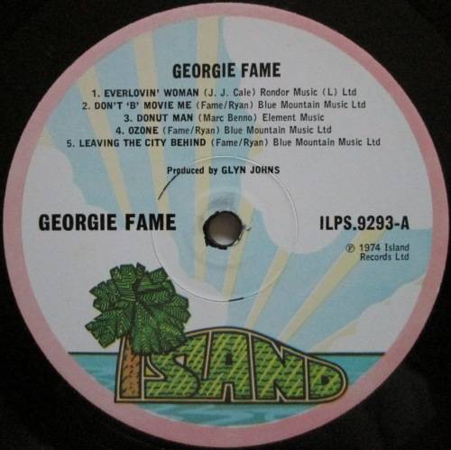 GEORGIE FAME - GEORGIE FAME  (LP/VINYL)