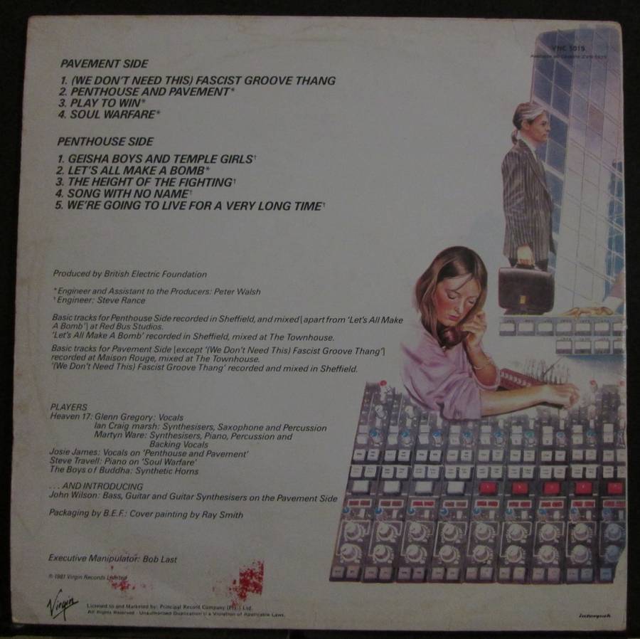 HEAVEN 17 - PENTHOUSE AND PAVEMENT (LP/VINYL)