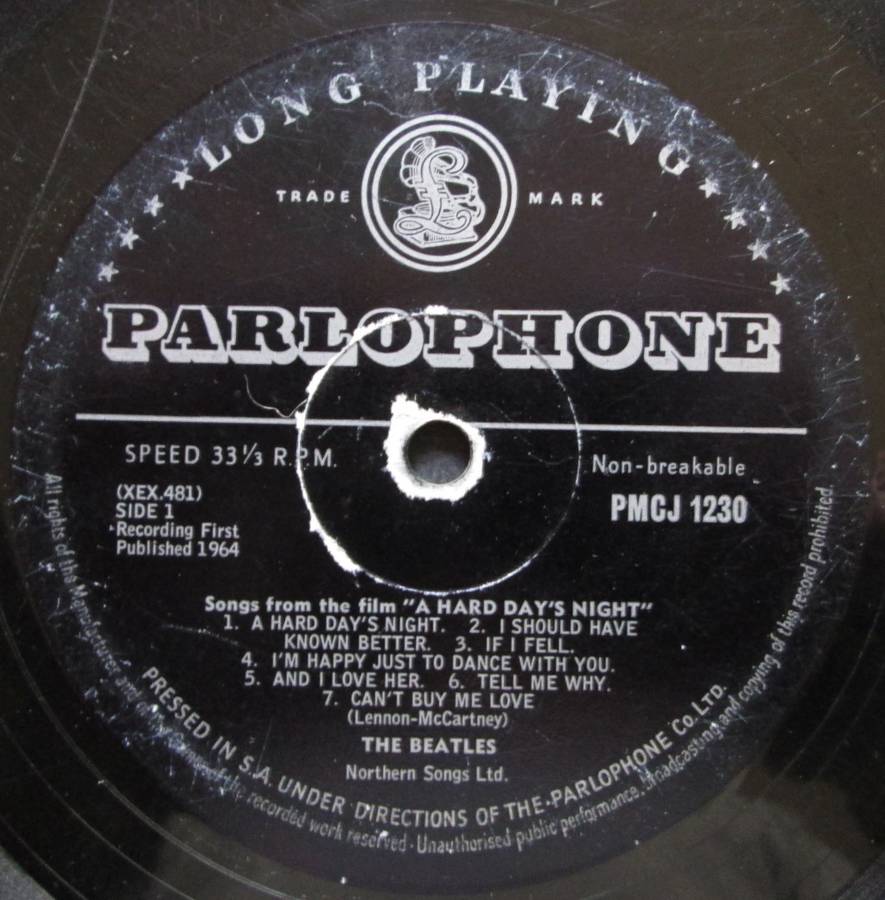 THE BEATLES - A HARD DAYS NIGHT  (LP/VINYL)