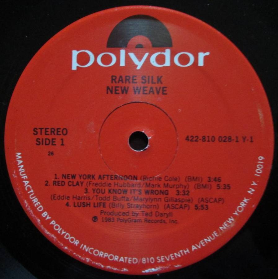 RARE SILK - NEW WEAVE   (LP/VINYL)