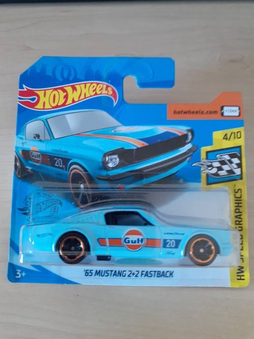 HOT WHEELS `65 FORD MUSTANG 2+2 FASTBACK