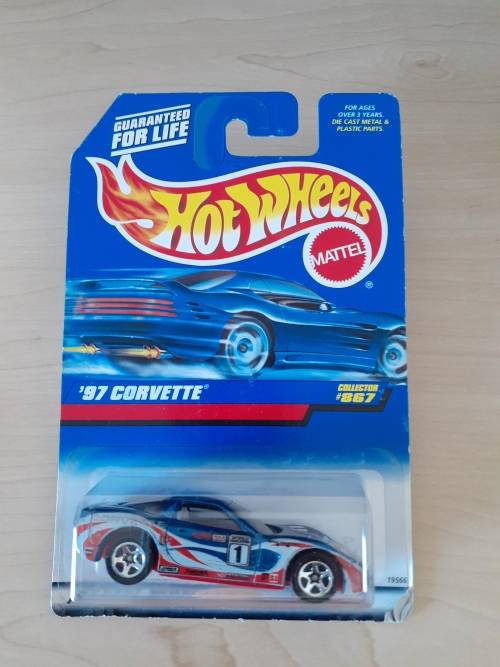HOT WHEELS `97 CHEVROLET CORVETTE