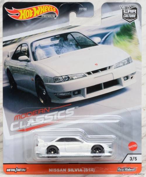 HOT WHEELS PREMIUM `MORDERN CLASSICS` NISSAN SILVIA (S14)