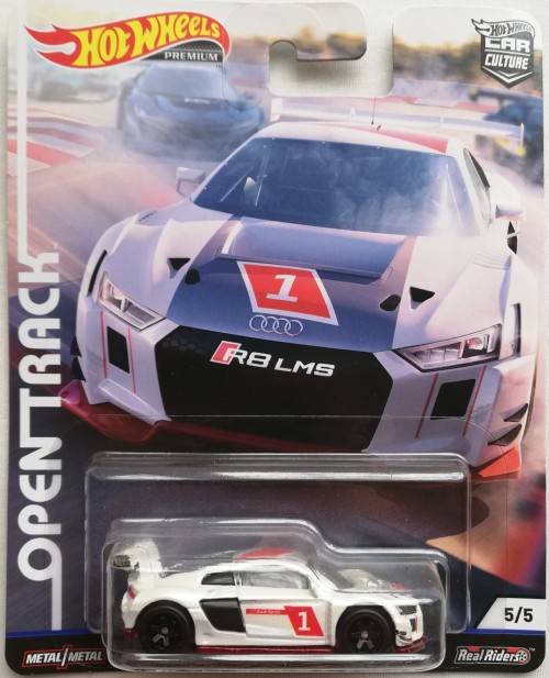 HOT WHEELS PREMIUM `OPEN TRACK` AUDI R8 LMS