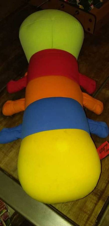 Angry Bird By Ravio Entertainment Teady and Cuddlebug Worm Kids Travel Pillow