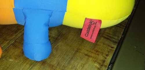 Angry Bird By Ravio Entertainment Teady and Cuddlebug Worm Kids Travel Pillow