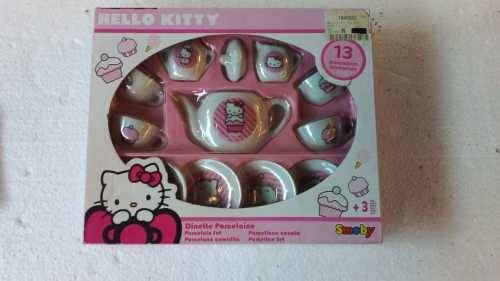 Smoby Hello Kitty Porcelain Tea Set - Set of 13 - Brand New