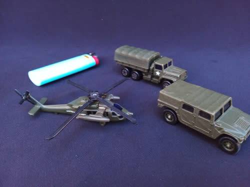 VINTAGE MILATARY TOYS` - METAL