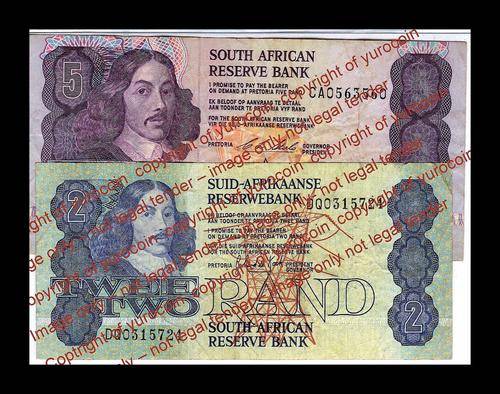 SET OF 2 NOTES - CL STALS R5 1ST ISSUE + GPC DE KOCK R2 3RD ISSUE - FINE