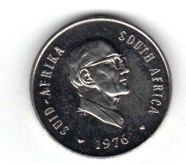 1976 RSA 2ND DECIMAL-OLD 20c PIECE -PROOF COIN - FOUCHE