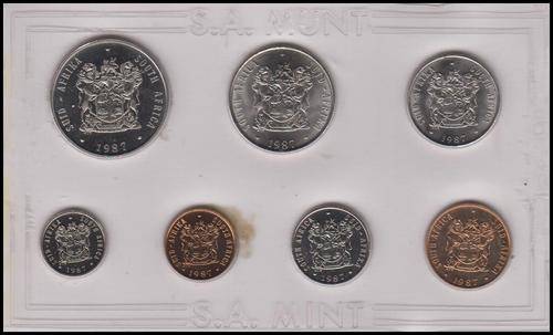 1987 SA MINT ISSUED SET SEALED .