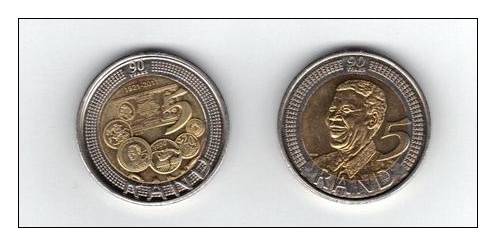 OWN THIS SET OF 2 HIGHLY COLLECTABLE MADIBA COINS - VF CONDITION - BID PER SET
