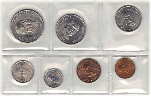 1982  VORSTER .SET OF COINS PACKED BY SA MINT