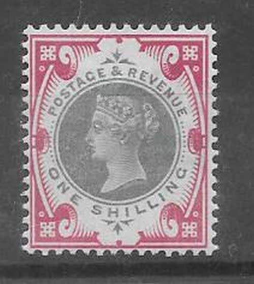 Great Britain 1887 QV Jubilee 1s green and carmine very fine unmounted mint