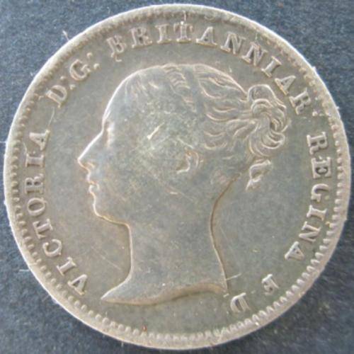 1838 Maundi - Four Pence - Queen Victoria.
