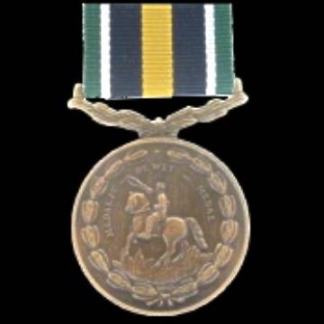 Boer War Gen.De Wet Medal Full Size with Short Ribbon for Commando Members - Border War Period.